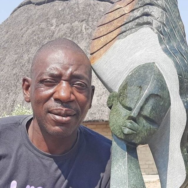 Portrait of Partson Chengetai, sculptor